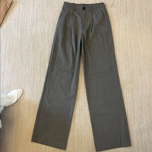 Gray trousers